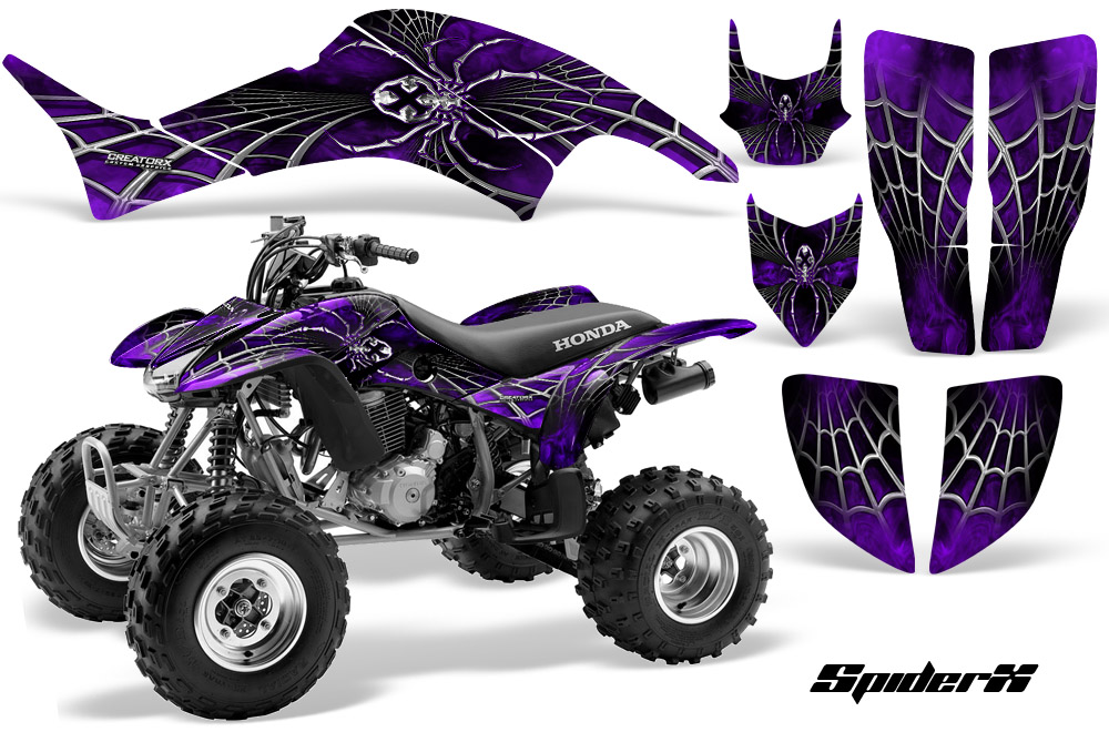 Honda TRX400EX 99-07 Graphics Kit SpiderX Purple